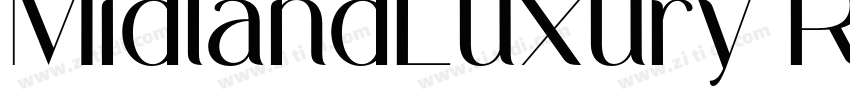 MidlandLuxury Regula字体转换 MidlandLuxury Regula字体转换